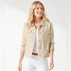 Tommy Bahama Two Palms Raw Edge Linen Jacket
